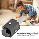 Corner Chisel Square Hinge Recesses Right Angle Carving Chisel (Black) Newly