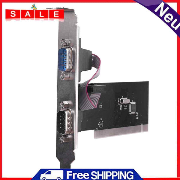 PCI to Serial Port COM 9-Pin RS232 DB9 Desktop Industrial Control Expansion Card