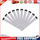 10pcs Fishing Rod Tie Strap Suspenders Fastener Hook Loop Ties Belt (White)