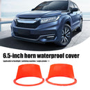 2pcs Car Audio Refit Speaker Ring Plastic Ultra-thin Waterproof Cover Protector