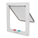 Lockable Kitten Puppy Pets Plastic Gate Doors 4 Way Dog Cat Security Flap Doo