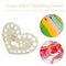DIY Embroided Hollow Thread Board Wooden Home Cross Stitch Needle Sewing Tool