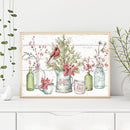Bird Standing Vase Frameless Picture Oil Paint By Numbers Hand Painted Picture