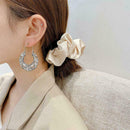 Fashion Hollow Out Hoop Earrings For Women Wedding Party Jewelry Z6O1 E6B4