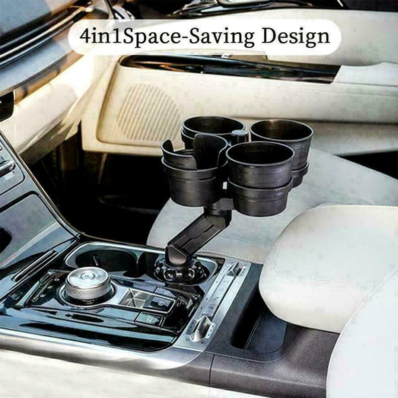 360° Rotating & Adjustable Car Cup Holder Expander Base 6563 Convenient F4B2