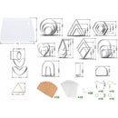 Handmade Polymer Clay Cutters Earring Hooks Baking Mould Earrings Cutters