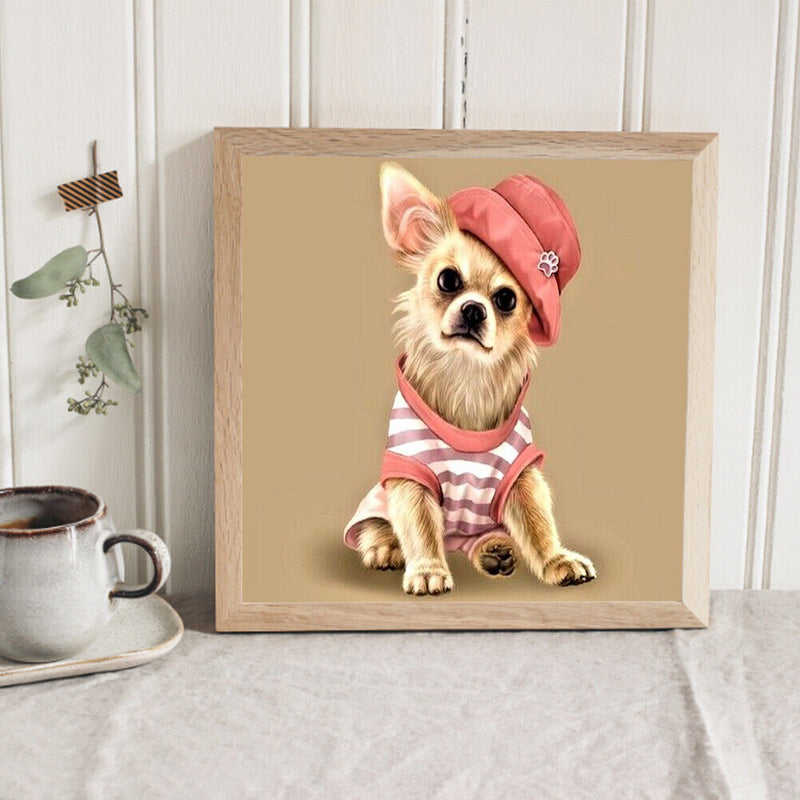 Diamond Painting 5D Dog DIY Full Round Drill Mosaic Picture Crafts Art Kits