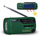 DE13 FM MW SW Crank Dynamo Solar Emergency Radio World Multiband Receiver Newly