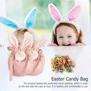 Velvet Easter Rabbit Candy Packing Bags Jewelry Organizer Decor (Pink)
