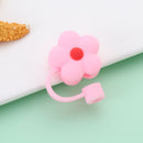 Proof Silicone Straw Plug Cup Accessories Drinking Dust Cap Cartoon Plugs Cover