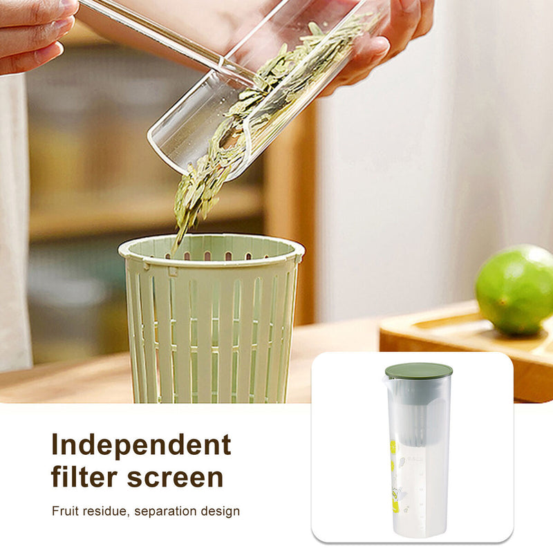 #A Plastic Iced Water Container - Summer Cooling Tool for Iced Tea Milk Lemona