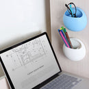 Toothbrush Holder Suction Cup Organizer Bathroom Kitchen Storage Tool Blue