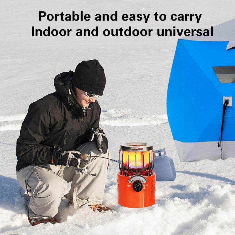 2000W Portable Mini Gas Heater Camping Stove Heating Cooker For Cooking~