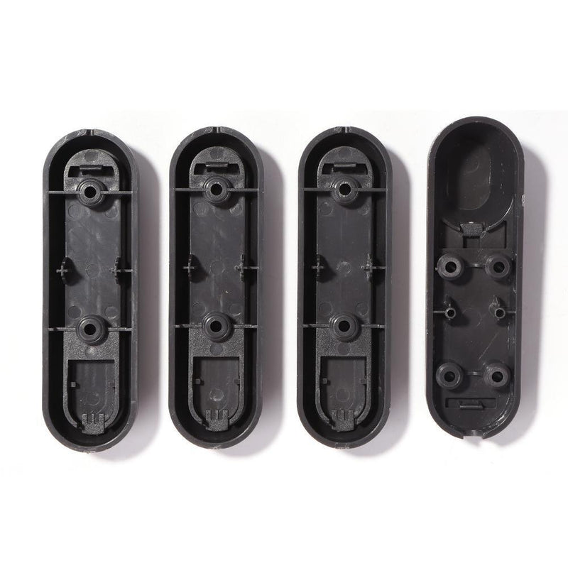 12pcs Wheels Hub Cap Protective Shells Reflective Stickers forM365 (Red)