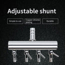 Stainless Steel Flow Splitter Distributor Aquarium Fish Tank Oxygen Inlet P