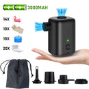 #A Rechargable Mini Inflator Lightweight Wireless Swimming Rings Home Air Pump T