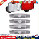 Mountain Bike Reflector Set MTB Bicycle Front Rear Reflectors Night Riding Newly