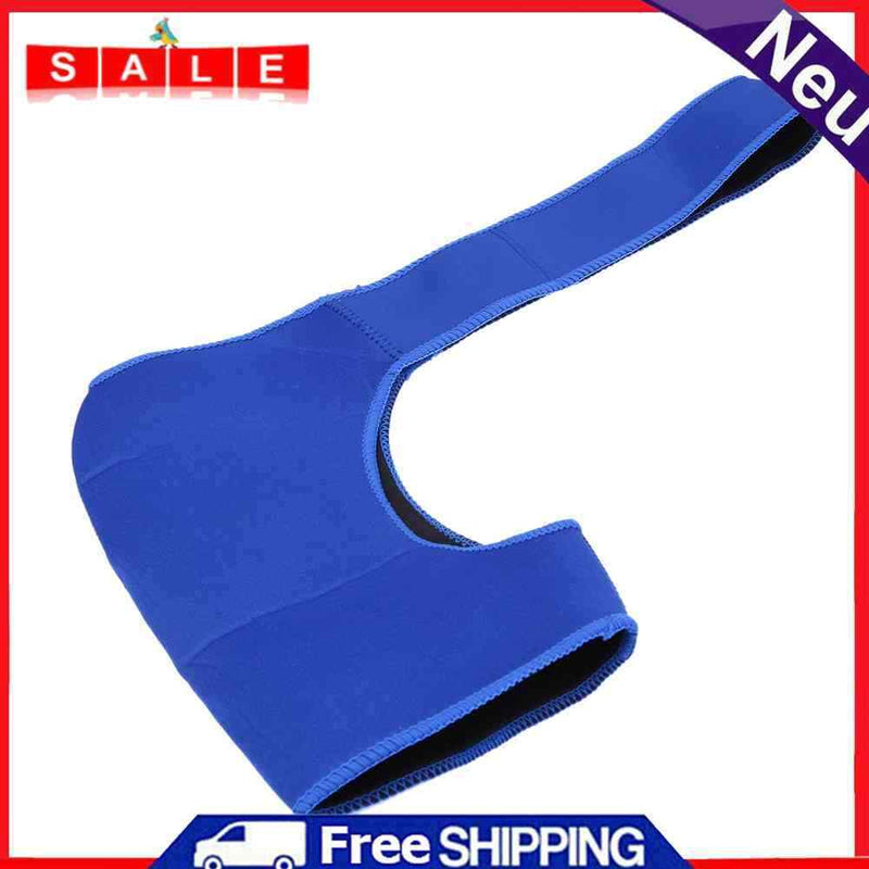 Blue Shoulder Support Protector Men Women Adjustable Gym
