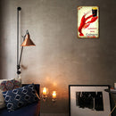 Retro Letter Alcoholic Metal Plate Painting Bar Tin Plaques Wall Sign (A)