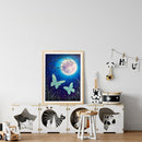5D DIY Landscape under the moon Full Round Drill Diamond Painting Newly