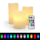 Candles Pillar Candles Flameless Candles Wedding Decorations Led Candles