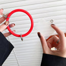 Hanging Ring Phone Silicone Chain Anti-Lost Lanyard Bracelet Strap Keychain