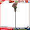 LED Solar Lights Owl Lawn Stakes Lamp Yard Art Home Garden Decor (Brown) Newly