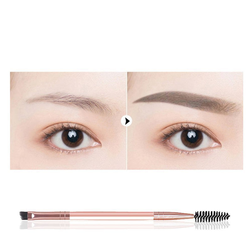 Dual Purpose Double Head Eyebrow Comb Cosmetic Tools Eyelash Curl Makeup Brush