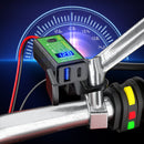 Dual USB Motorcycle Charger SAE to USB Fast Charging Adapter for Cell Phone
