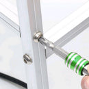 Stainless Steel Screwdriver Bits Holder Keychain Extension Drill Screw Adapter