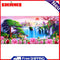 Waterfall Welcome Pine Oil Paint By Numbers DIY Handpainted Home Decoration Gift