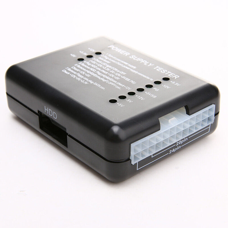 PC Power Supply Tester with 20/24 Pin SATA  HDD Connectors
