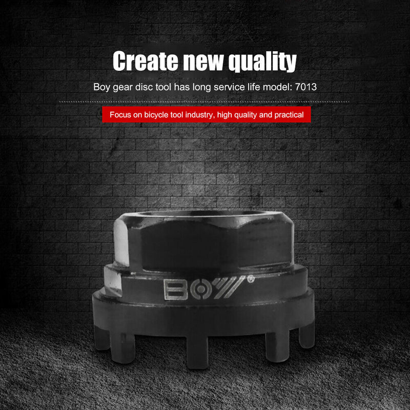 Steel Bicycle Bottom Bracket Cup Tool 8 Notch MTB Mountain Bike Repair Tools