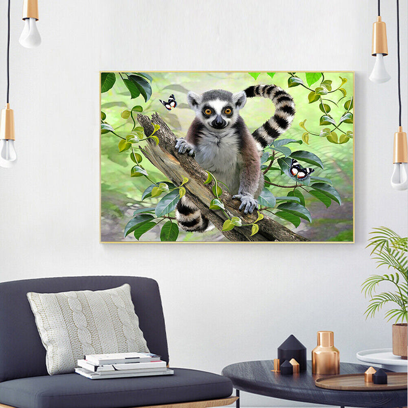 Full Drill Rhinestone Picture Craft DIY Animal 5D Mosaic Diamond Painting Poster