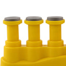 Guitar Hand Finger Exerciser Grip Power Trainer (Kids Yellow Gray 3 lbs)