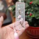 DIY Retro Bookmark Cotton Thread Craft Book Decor Embroidery Kit for Book Gif