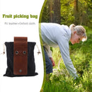Outdoor Foraging Bag Harvest Garden Fruit Picking Jungle Tool Pouch (Black)