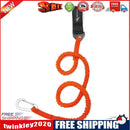 Elastic Kayak Canoe Paddle Leash Safety Boat Fishing Rod Coiled Lanyard Tie