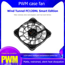 ID-COOLING 12cm Thin Chassis Cooling Fan for PC Case CPU 4 Pin Silent Radiator