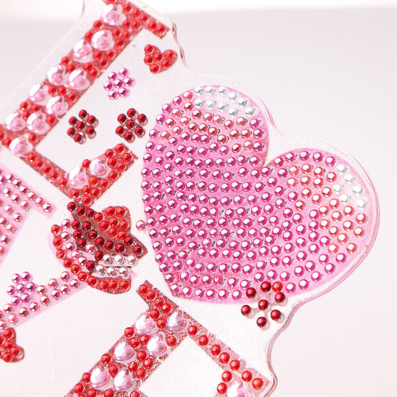 Handmade DIY Diamond Painting 5D Valentine Day Acrylic Decoration (CB017) Newly