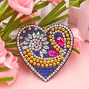 5pcs DIY Diamond Painting Keychain Full Drill Bag Love Hanging Ornaments Newly