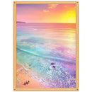 5D DIY Full Drill Diamond Painting Seaside Scenery Cross Stitch Embroidery Ki