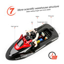 2.4G Waterproof 20km/h RC Boat High Speed Remote Control Motorboat (Red A) Newly