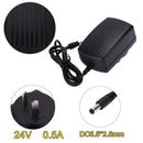 DC24V 0.5A Adapter AC 100V-240V to DC 24V Converter Power Supply Adapter 5.