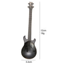 Stainless Steel Guitar Shape Coffee Spoon Tea Stirring Spoons (Black)