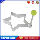 Stainless Steel Omelette Egg Frying Mold Love Round Star Mold(Star)