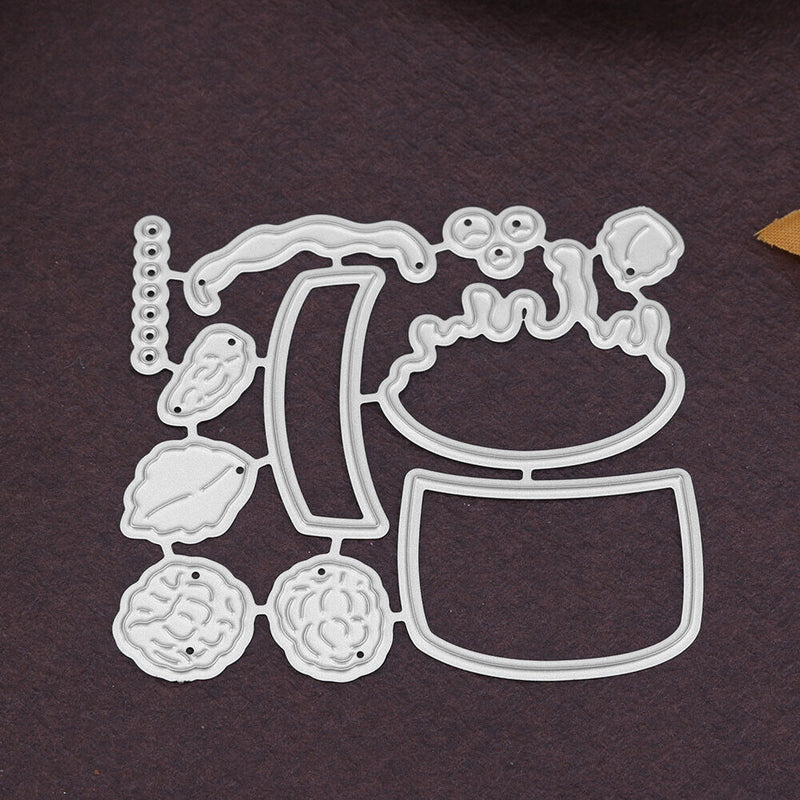 Cake Cutting Dies Stencils Scrapbook Embossing DIY Album Card Gift (GG0182)-2356