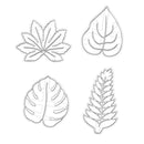 Stamp Cake Tool Agave Ivy Turtle Leaf Shaped Biscuit Mold Cookie Embosser Mold