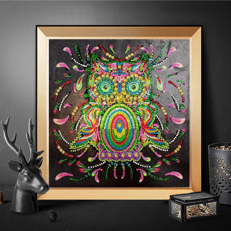 5D DIY Special Shaped Diamond Painting Cartoon Bird Cross Stitch Embroidery