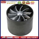 Car Turbo Charger Air Intake Gas Fuel Saver Car Refitting Fan Vent(Black)